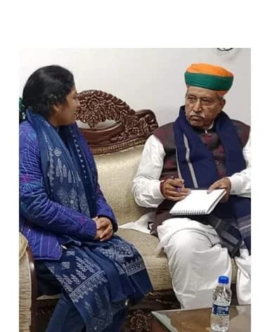 Discussion with Union Minister of State (I/C) for Law & Justice — Shri Arjun Ram Meghawal Ji